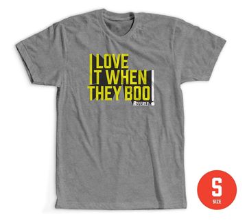 Size Small: I Love it When They Boo T-shirt 100% cotton