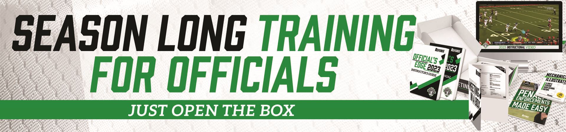 Season Long Training for Officials
