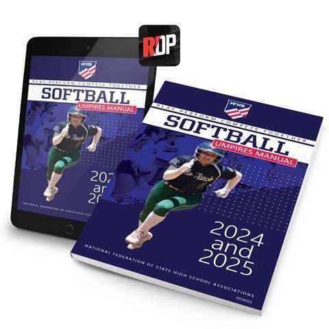 Picture of 2024-25 NFHS High School Softball Umpires Manual Print + Digital Combo