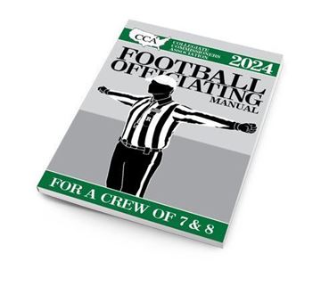 Picture of NEW - 2024 CCA Crew of 7 & 8 College Football Officiating Manual