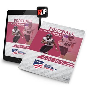 Picture of NEW - 2024-25 High School Football Game Officials Manual- Print + Digital Combo