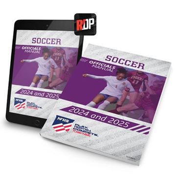 Picture of NEW - 2024-25 High School Soccer Officials Manual- Print + Digital Combo