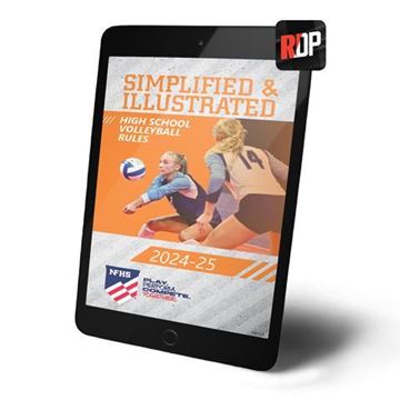 Picture of NEW - 2024 NFHS High School Volleyball Rules Simplified & Illustrated - Digital Version