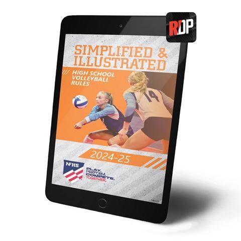 Picture of NEW - 2024 NFHS High School Volleyball Rules Simplified & Illustrated - Digital Version