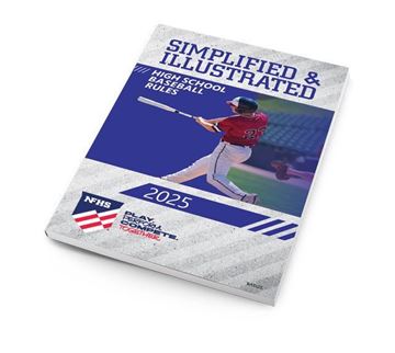 Picture of NEW - 2025 NFHS High School Baseball Rules Simplified & Illustrated