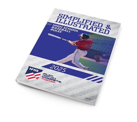 Picture of NEW - 2025 NFHS High School Baseball Rules Simplified & Illustrated