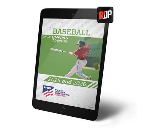 Picture of NEW - 2025-26 NFHS High School Baseball Umpires Manual - Digital Version