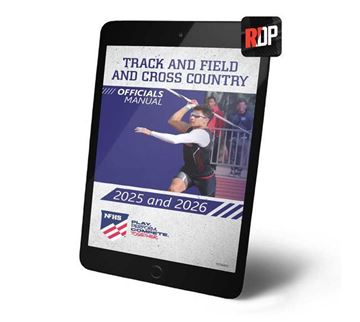 Picture of NEW - 2025-26 NFHS High School Track & Field and Cross Country Officials Manual - Digital Version