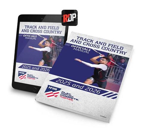 Picture of NEW - 2025-26 NFHS High School Track & Field and Cross Country Officials Manual- Print + Digital Combo