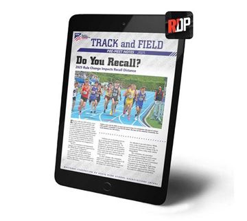 Picture of NEW - 2025 NFHS Track & Field Preseason Guide - Digital Version