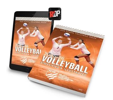 Picture of NEW - 2025 NFHS High School Volleyball  Rules Simplified & Illustrated Print + Digital Combo