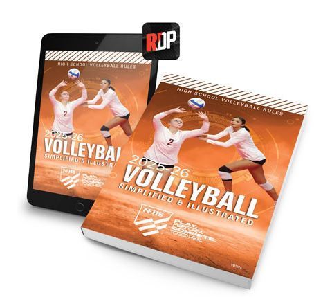 Picture of NEW - 2025 NFHS High School Volleyball  Rules Simplified & Illustrated Print + Digital Combo