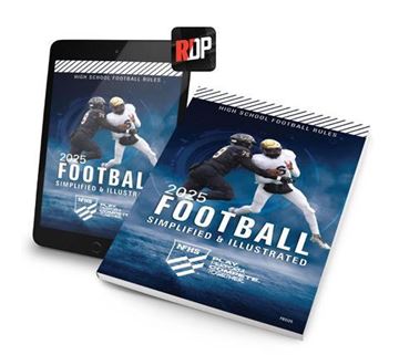 Picture of NEW - 2025 NFHS High School Football  Rules Simplified & Illustrated Print + Digital Combo