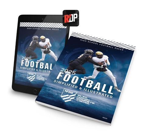 Picture of NEW - 2025 NFHS High School Football  Rules Simplified & Illustrated Print + Digital Combo