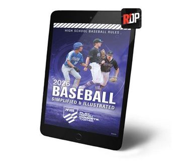 Picture of NEW - 2026 NFHS High School Baseball Rules Simplified & Illustrated - Digital Version