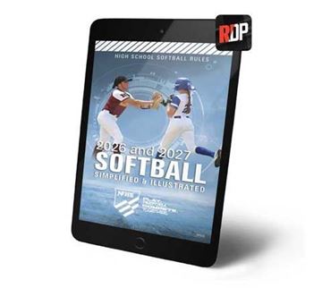Picture of NEW - 2026 NFHS High School Softball Rules Simplified & Illustrated - Digital Version